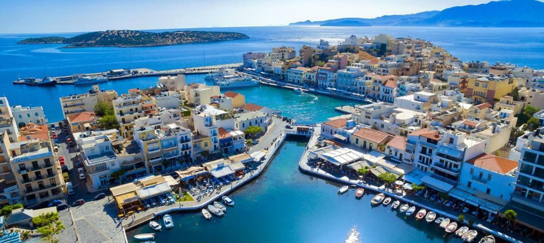 Stunning Seaview Town Apartment Ágios Nikólaos Екстериор снимка
